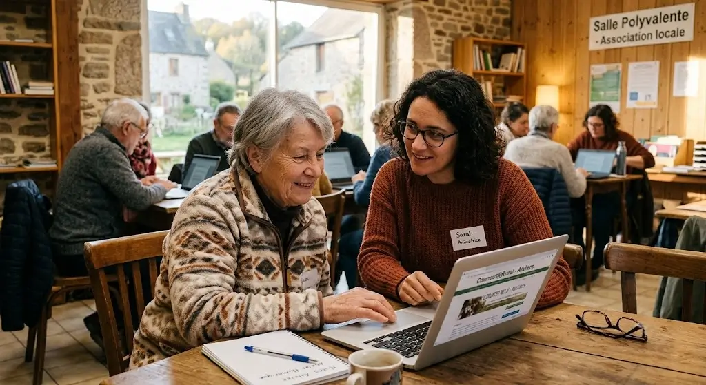 Aide numérique gratuite Deux-Sèvres : accompagnement senior en Gâtine