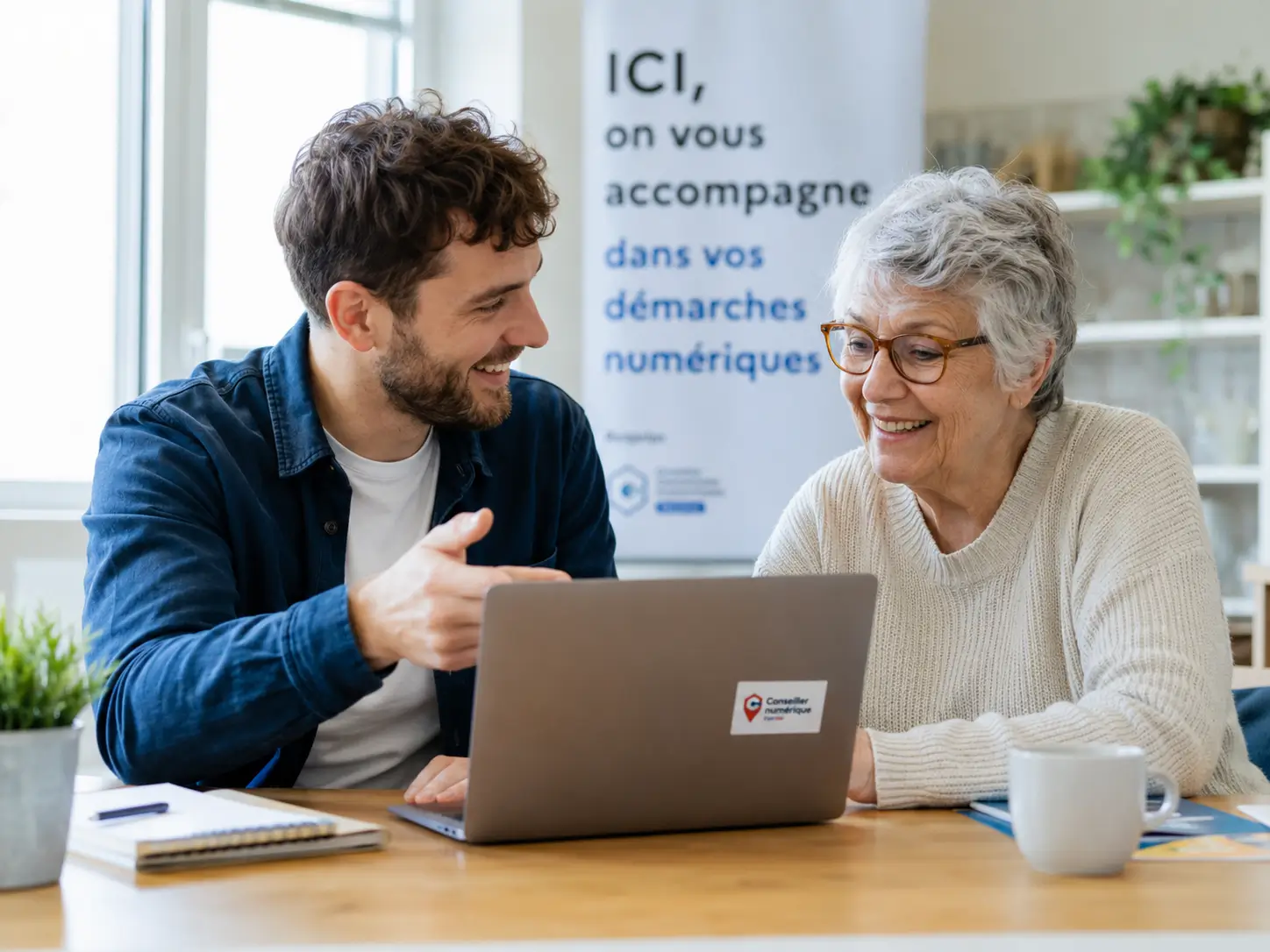 Animation d'ateliers informatiques itinérants de proximité contre l'illectronisme
