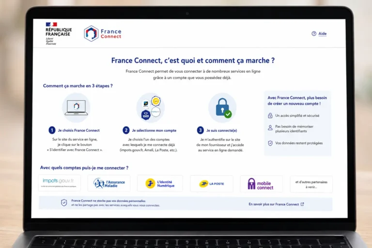 France Connect comment ça marche étape par étape sur ordinateur