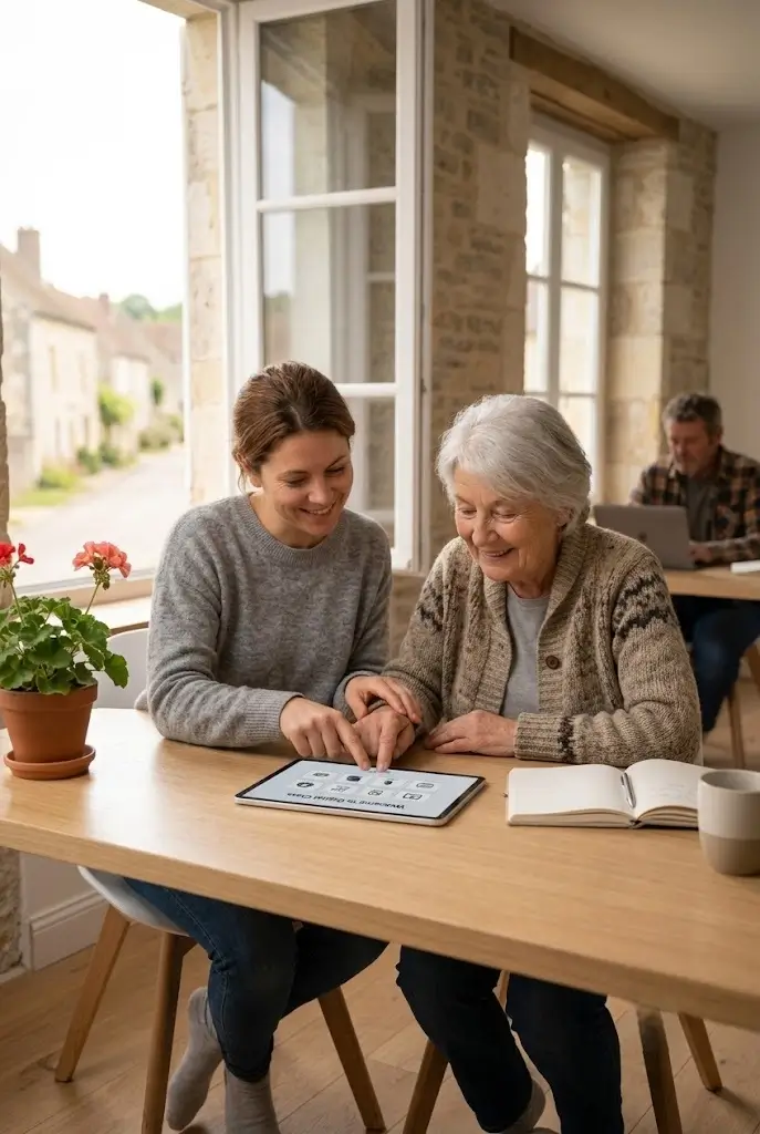 Accompagnement numérique solidaire pour les seniors et publics fragilisés